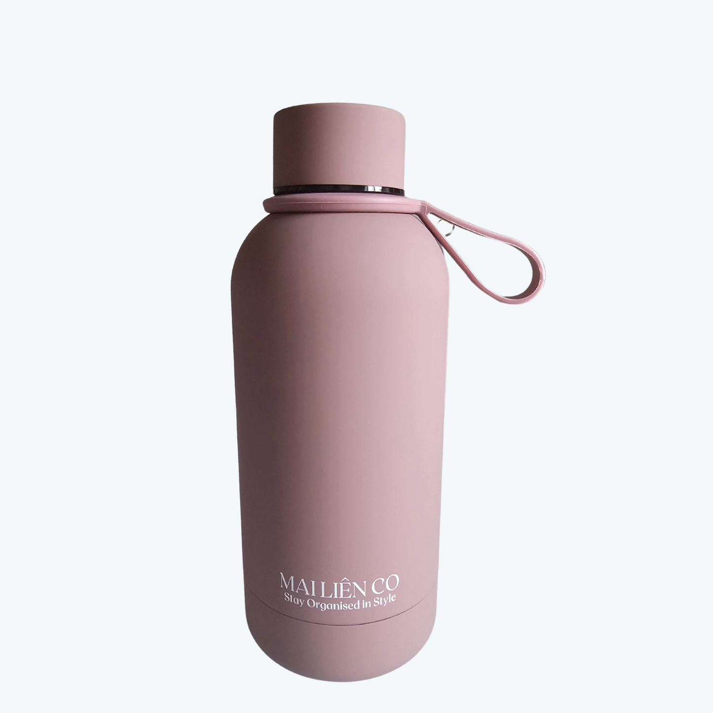 Dusty pink stainless water bottle 350ml very luxurious