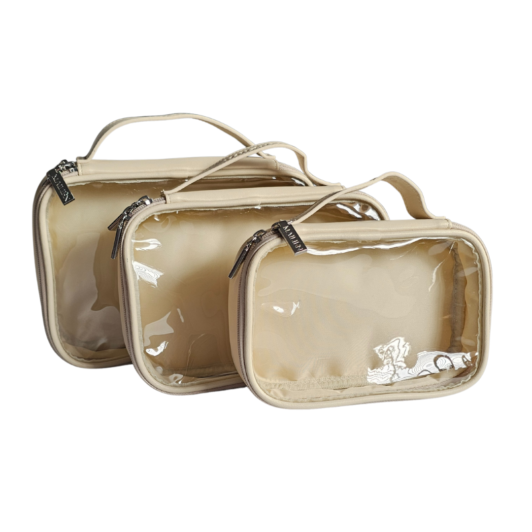 Tidy Trio Cube Organisers - Champagne Whisper