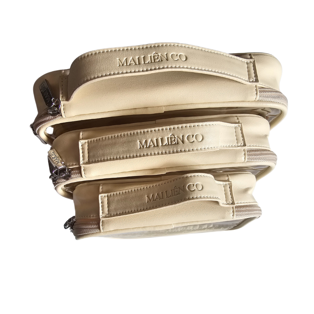 Tidy Trio Cube Organisers - Champagne Whisper