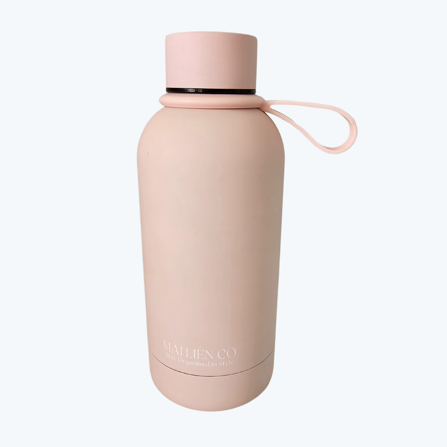 Light blush pink stainless water bottle 350ml very luxurious