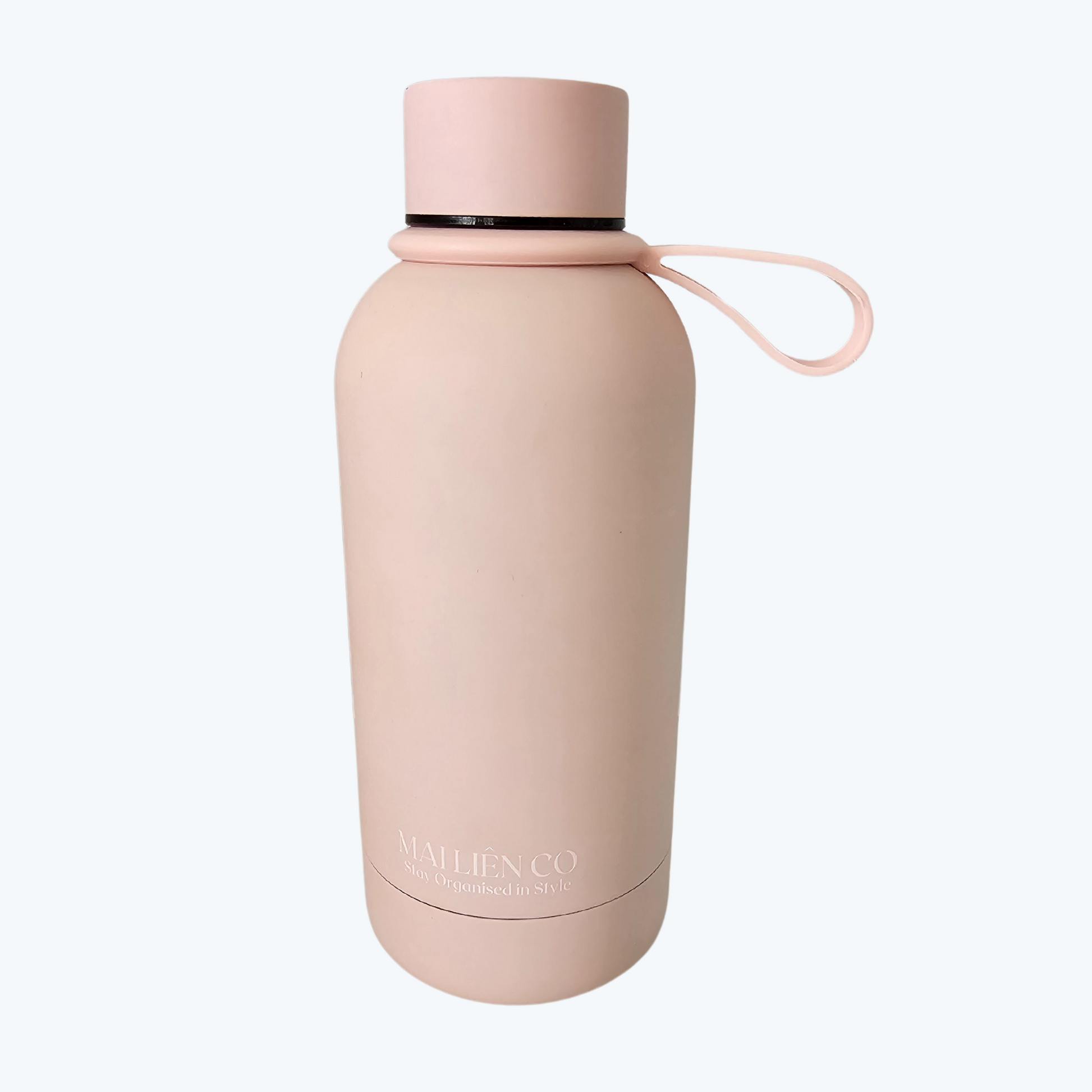 Light blush pink stainless water bottle 350ml very luxurious