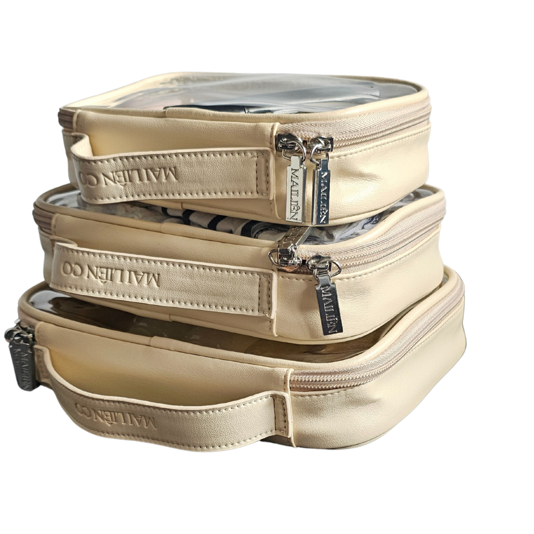 Set of 3 bag organisers by Mai Lien Co